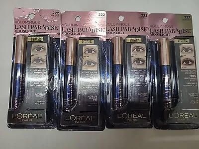 3 L'Oreal Mascara Voluminous Lash Paradise Moonlight 222 Dark Navy  • $12.99