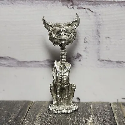 Vintage Cheshire Cat Pewter Miniature From American McGee's Alice 2000 EA Games • $79.95