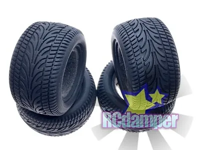 STREET MEAT ROAD TIRE TYRE X4 TEAM LOSI 1/18 MINI-T 2.0 Rim Wheel *2nd FREE SHIP • $23.99