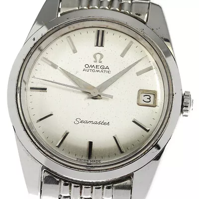 OMEGA Seamaster 166.010 Cal.562 Rice Bracelet Silver Dial Automatic Men's_776638 • $736.36