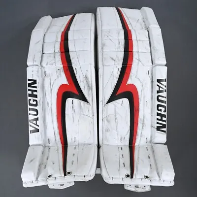 Vaughn Used Hockey Goalie Leg Pads Pro Stock New Jersey Devils NHL Kinkaid • $750