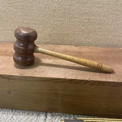 £23.92 • Buy Vintage Glendale Indiana Masonic Lodge Wooden Gavel FreeMasons