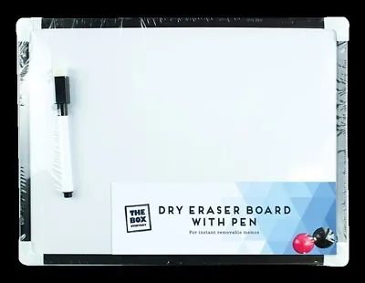 White Board & Pen Set 4 Piece - Drawing Board Small Mini Whiteboard Kids Drywipe • £3.99