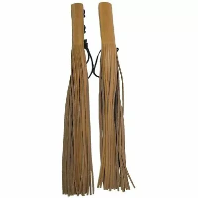 New For Indian Chief Handlebar Grip Cover Fringe Tassel Tan Color Pure Leather • $81.28
