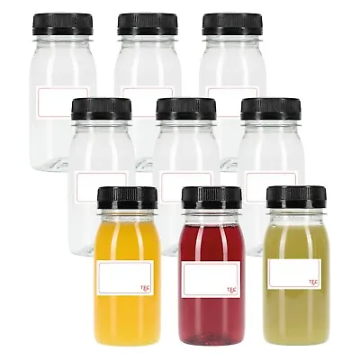 Shot Bottles 120ml For Juice Shots Ginger Health Wellbeing 30% Recycled Plastic • £79.99