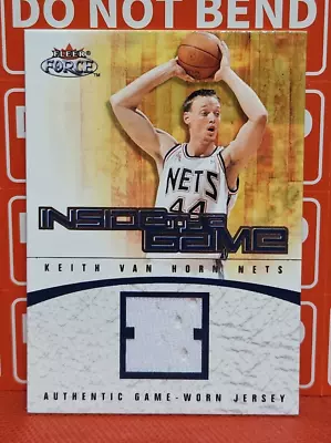 2001-02 Fleer Force Inside The Game Jerseys /399 Keith Van Horn #IG-KV • $1.25