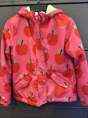 Mini Boden Girls 9-10 Shaggy-lined Jacket Apple • $20
