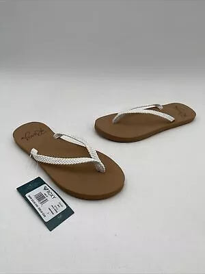 Roxy Women’s Malia Flip Flops Natural Size 7 • $11.99