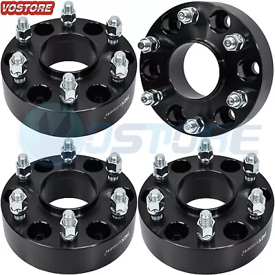 (4) 1.5'' 6 Lug Hubcentric Black Wheel Spacers Adapters 6x135 For Ford F-150 • $89.50