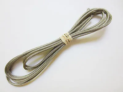 Vintage 50's Braided Shield Hookup Push-back Wire 8 Feet 4 Gibson Guitar Pickup • $7.99