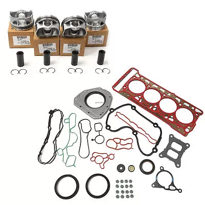 Engine Pistons Rings Set STD Φ23mm & Gasket Kit Fit For 2.0T Audi A4 A5 VW Golf • $203.85