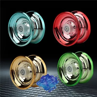 Metal Professional YoYo Kids Toy Boys Pro Stunt Trick Yo-Yo Bearing Ball Gift • £4.39