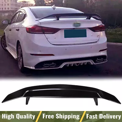 Universal 52  Rear Spoiler Racing Trunk Wing For Car GT Style Glossy Black NEW • $55.04