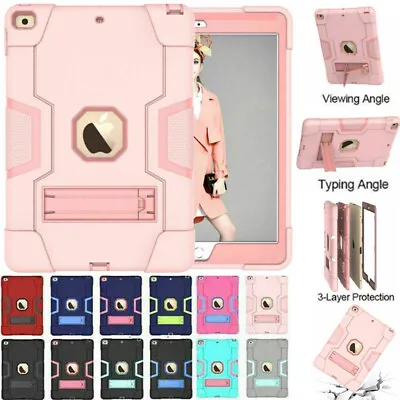 $26.99 • Buy Heavy Duty Shockproof Case Cover For IPad 9 8 7 6 5th Gen Air 5 Mini Pro 11 12.9