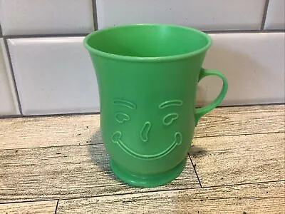 Vintage Green  Kool-Aid Man Plastic Cup 4” • $8.99