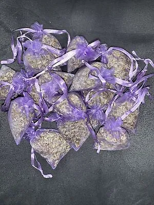 Dried Lavender Bags Pk Of 15 Each 3g   5x7 Cm Moth Repellent Sleep Aid • £3.99