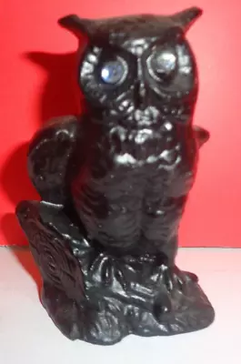 Vintage Penna Coal Handcrafted Owl Figurine Black 3.75  • $10