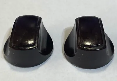 2 1930's RCA Radio Knobs PINCH Style Brown Bakelite Original 1/4   D  Shaft • $25