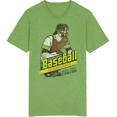 Retro Baseball Card Grunge Topps T Shirt • $16.99