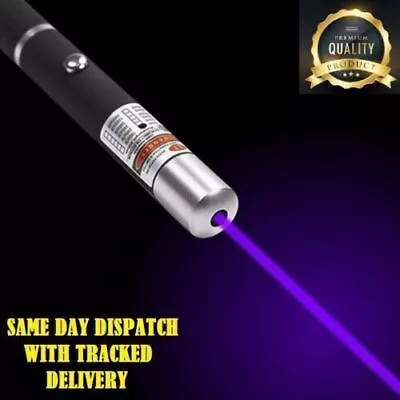 2000Mile Purple Laser Pointer Pen 532nm Lazer Torch Office Pet Camping 1MW US • £3.34