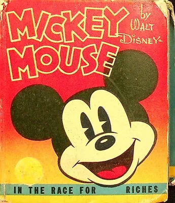 Mickey Mouse In The Race For Riches #1476 VG 1938 • $22