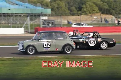 Photo  Lewis Salmon's Mini Cooper  And Steven And Adam Chaplin's Mg Midget Toget • £1.85