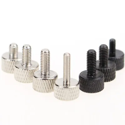 M2 M2.5 M3 M4 Knurled Thumb Screws Ni-Plated & Zinc-Plated Hand Grip Knob Bolts • $2.59