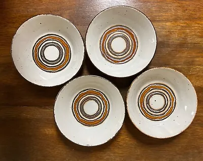 4 Stonehenge Midwinter EARTH Cereal Soup Bowls 6 1/4  England • $48.90
