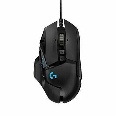 Logitech G502 HERO High Performance Wired Gaming Mouse 25K Sensor Black • £34.99