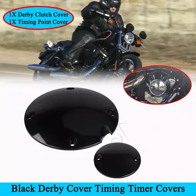 Motorcycle Black Derby Clutch Timer Cover For Harley Sportster 1200 1994-2003 • $42.98