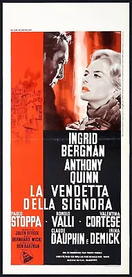 The Lady's Revenge Poster Ingrid Bergman Cannes 1964 The Visit Affiche • $65