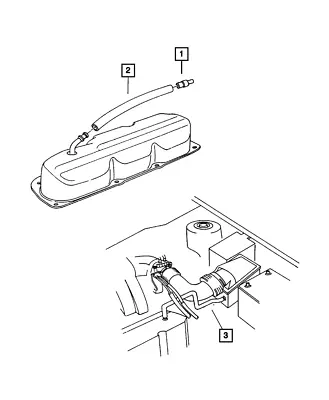 Genuine Mopar PCV Valve 4648973AD • $14.84