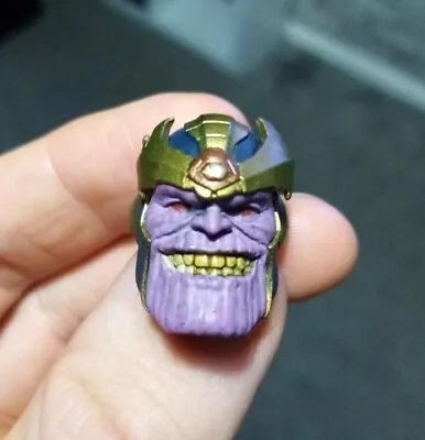 RARE Marvel Diamond Select Thanos 7  Action Figure Head Only Toy Marvel Legends • £2.99