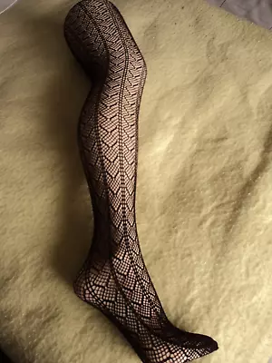 £2.80 • Buy Ladies Black Patterned Tights