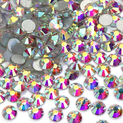 Top Quality Crystal AB Rhinestones Flat Back Gems For Nails Clothes Craft Decor • $1.96