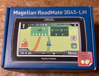 Magellan RoadMate 3045-LM Automotive GPS Receiver Lifetime Maps For Parts Only • $8.50