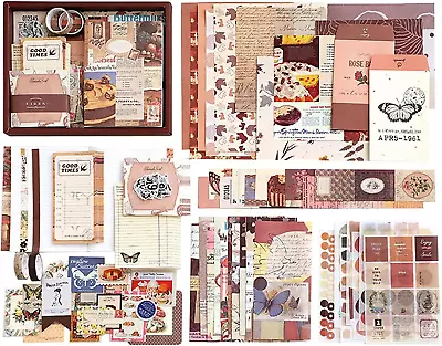 $44.01 • Buy Doraking Aesthetic Scrapbook Kit, Bullet Junk Journal Kit With Journaling, Scrap