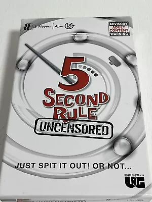 PlayMonster 5 Second Rule Uncensored Adult Card Game • $18