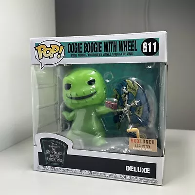 Funko Pop! Deluxe: Disney #811 Oogie Boogie With Wheel - (Glow In The Dark) • $67.50