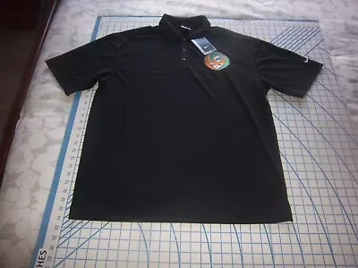 Mens Large Nike Golf Miami Dolphins Adorned Polo Shirt - Nwt • $28