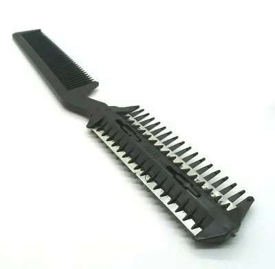 Hair Razor Comb Hair Trimmer Comb Hair Thinning Comb Double Side Hair Cutter  • £2.99