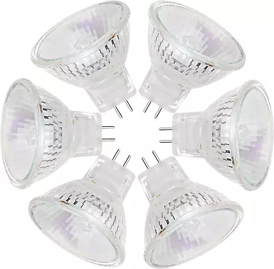 £12.82 • Buy MR11 Halogen Bulbs 12V 35W GU4 Bi-Pin Base Spotlight Dimmable Glass Cover 35mm