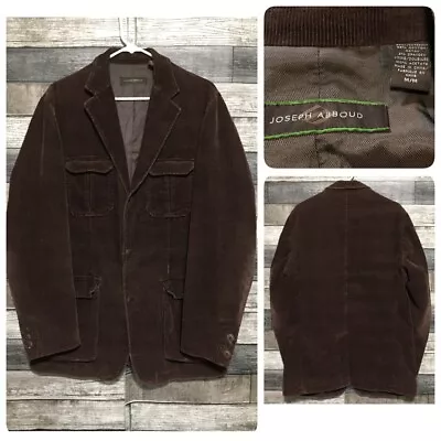 Joseph Abboud Corduroy Blazer Jacket Men’s M Brown Cotton Blend 3 Button • $37.99