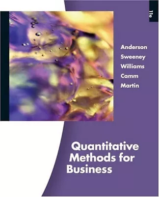 Quantitative Methods For Business Hardcover • $7.70