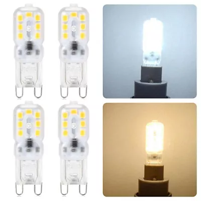 LED Dimmable Replace Halogen Lamps Capsule Light Bulb 10X AC220-240V 3W G9 White • $22.88