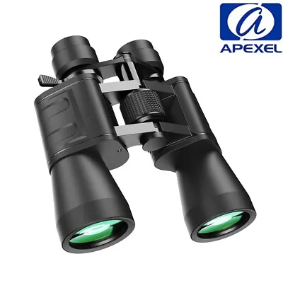 Apexel 10-30x50 Military Zoom Day/Night Binoculars BAK7 Prism FMC/Objective Lens • £46.99