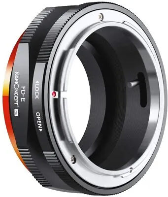 $45.99 • Buy K&F Concept FD To E Mount Lens Mount Adapter For Sony A6000 A6400 A7II A5100 A7