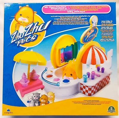 ‘NEW’ Zhu Zhu Pet Playset- ICE CREAM PARLOUR • £13.99