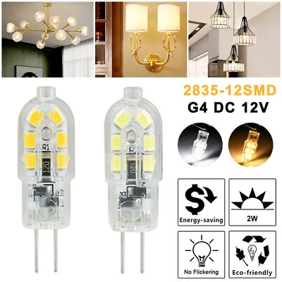 G4 LED Bulb AC/DC 12V JC G4 Bi Pin Bulb 20W Halogen Bulb Replacement Warm /White • $8.98
