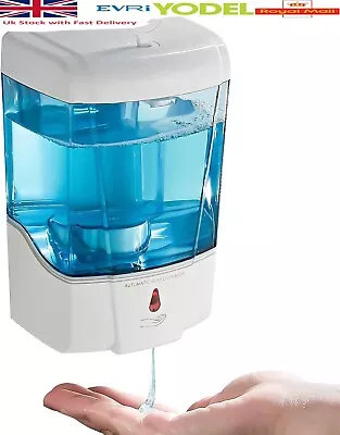 Hand Sanitizer Dispenser Wall Mounted Automatic Commercial Liquid Soap Dispenser • £9.99